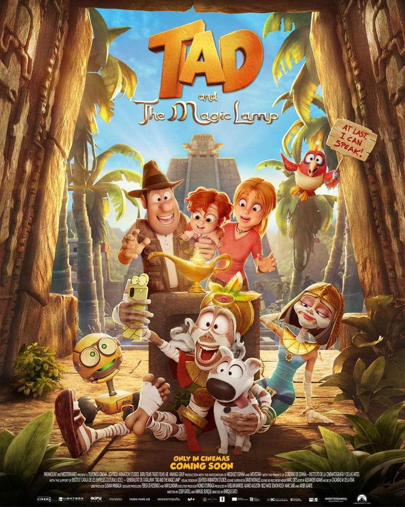 Affiche du film Tad l'explorateur et la lampe magique