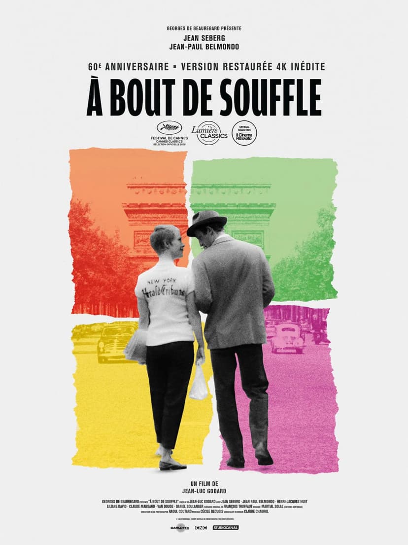Affiche du film À bout de souffle