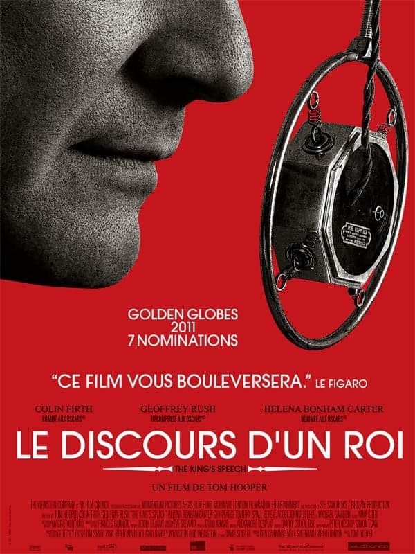 Affiche du film Le Discours d'un roi