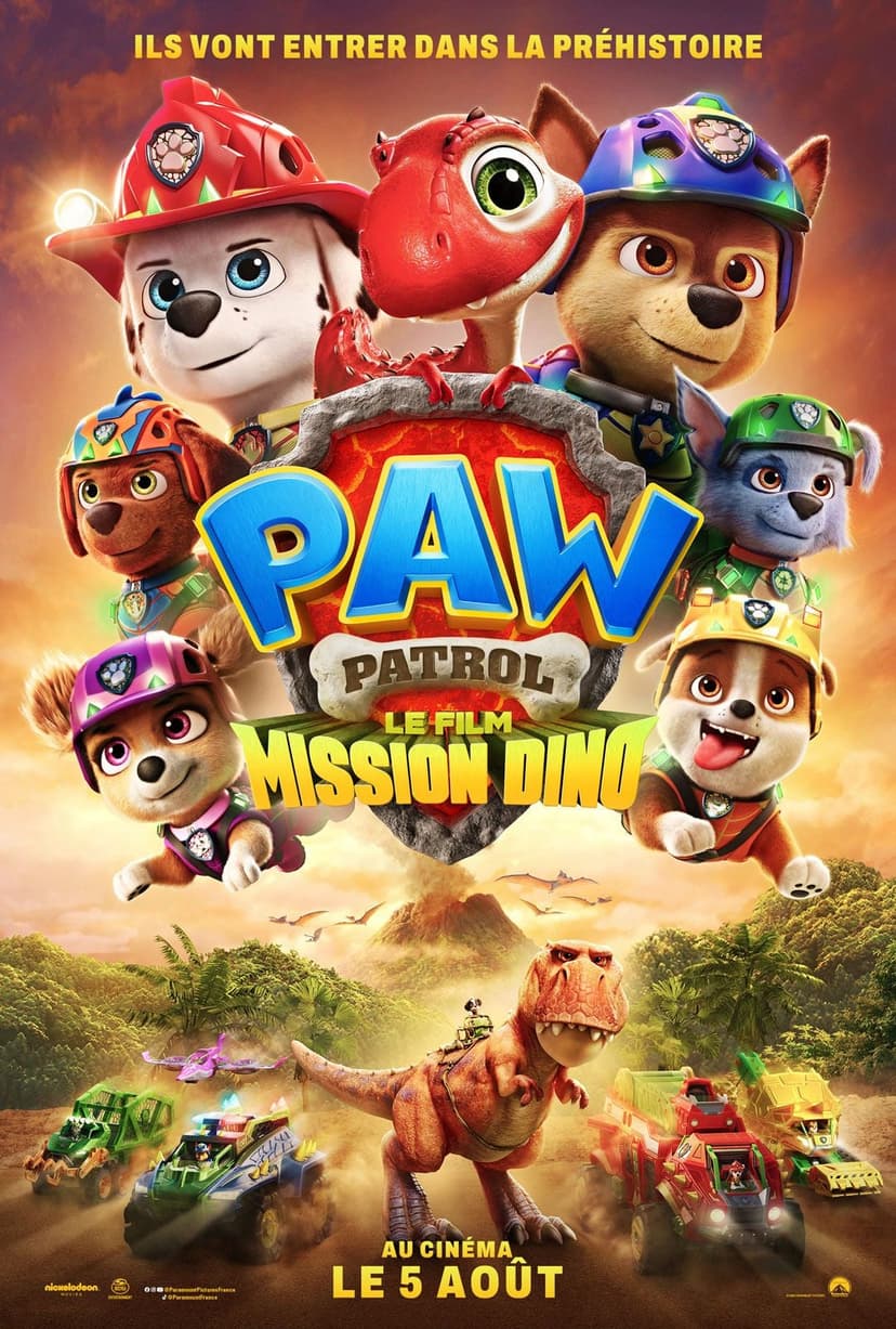 Affiche du film La Pat' Patrouille : Le film mission Dino