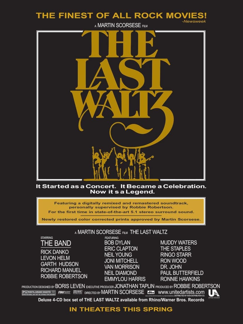 Affiche du film The Last Waltz