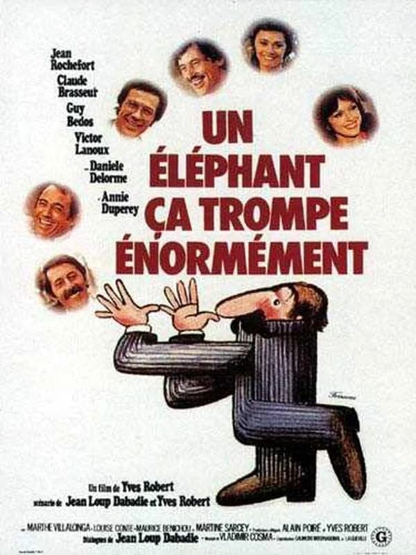 Affiche du film Un éléphant, ça trompe énormément