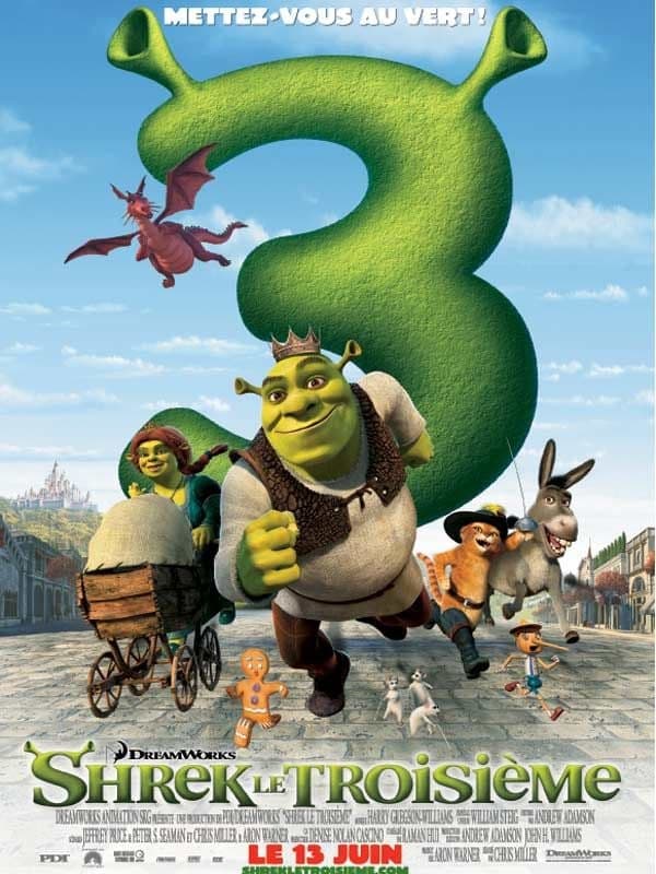 Affiche du film Shrek le troisième