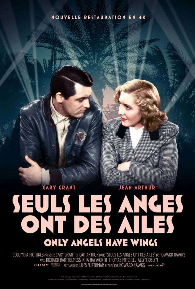Affiche du film Seuls les anges ont des ailes