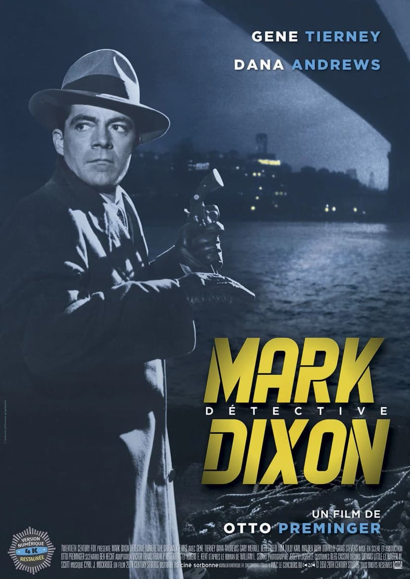 Affiche du film Mark Dixon, détective