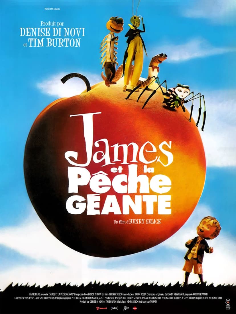 Affiche du film James et la pêche géante