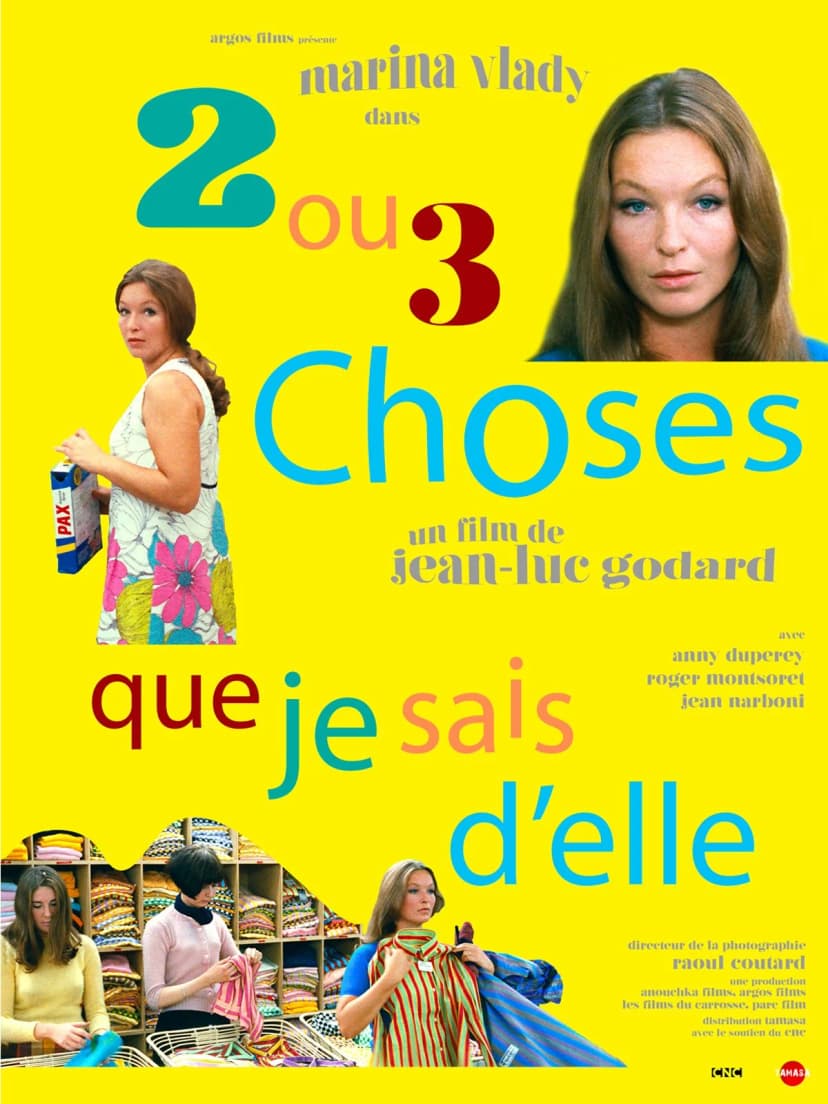 Affiche du film Deux ou trois choses que je sais d'elle