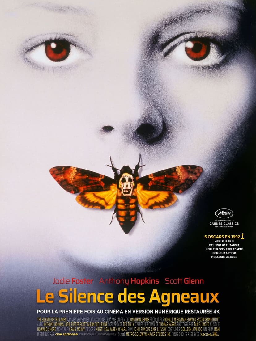 Affiche du film Le Silence des agneaux